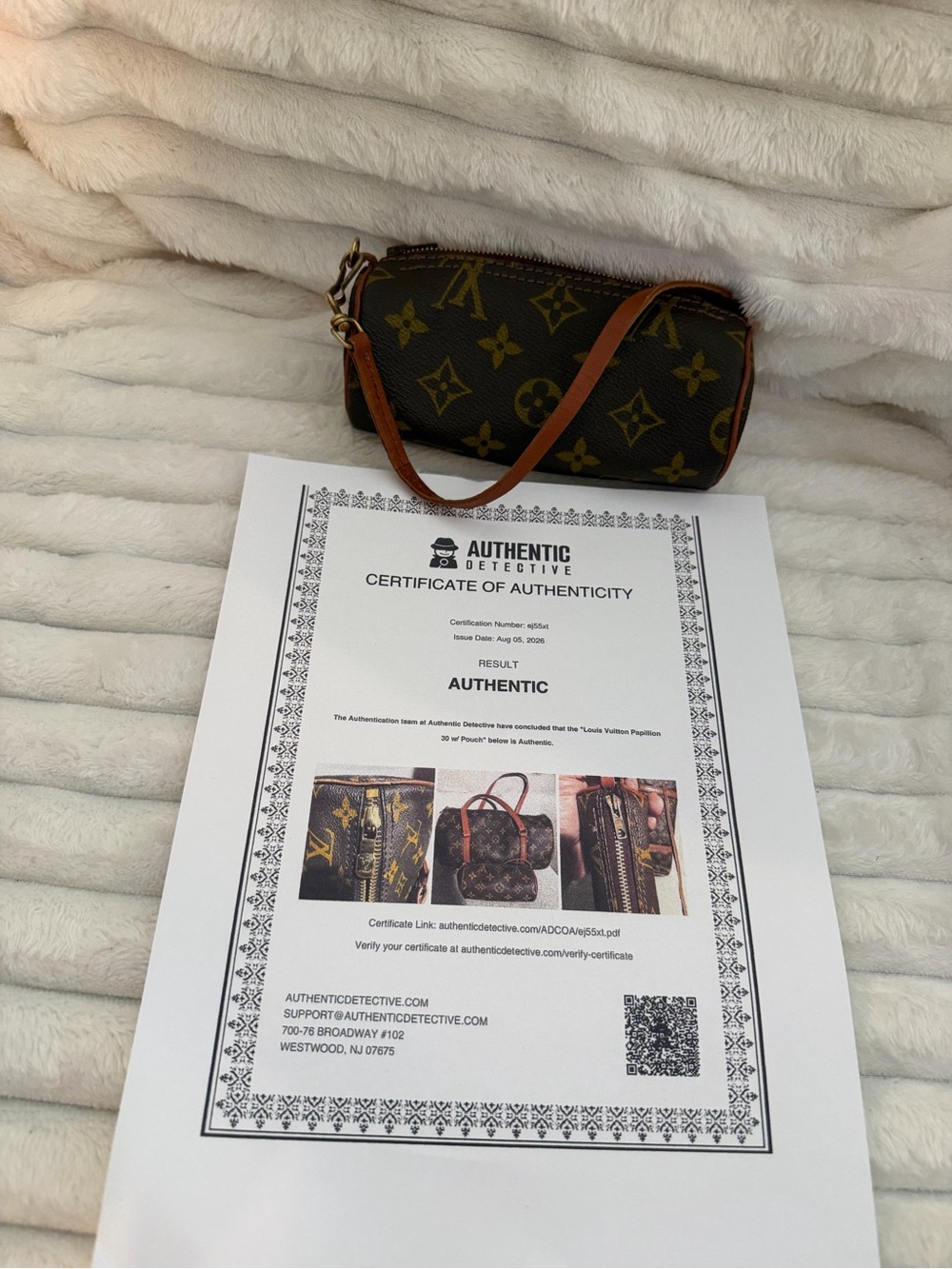 Louis Vuitton Monogram Papillon Mini Pouch